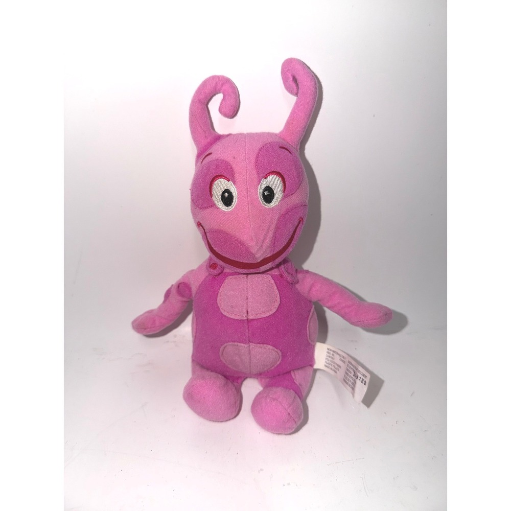 Nick Jr The Backyardigans Uniqua Pink Spotted Plush Stuffed Animal Toy 7 inch